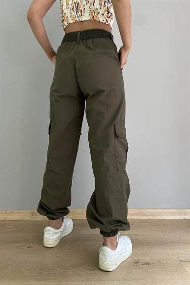 BELİ LASTİKLİ PALASKALI PANTOLON