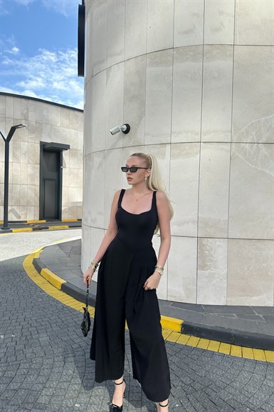 BELİ LASTİKLİ PAREO PANTOLON