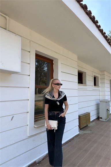 BLUE BLACK WİDELEG PANTOLON