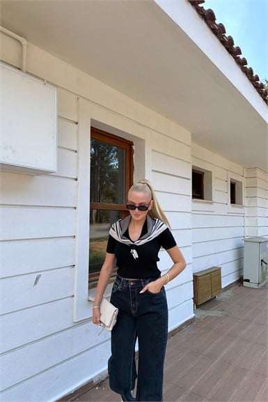 BLUE BLACK WİDELEG PANTOLON