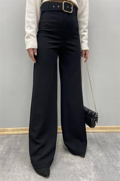 BOL PAÇA KEMERLİ PANTALON