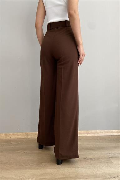 BOL PAÇA KEMERLİ PANTALON
