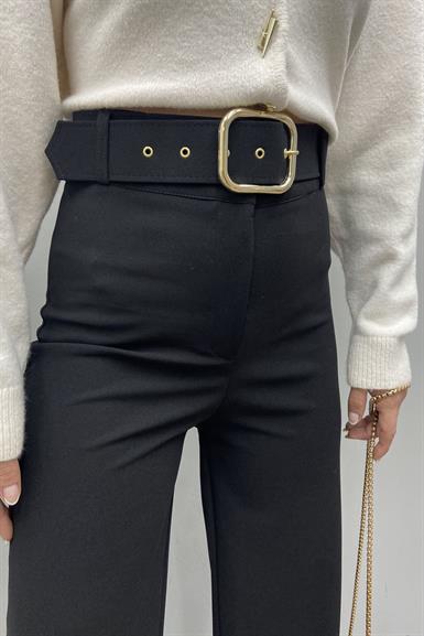 BOL PAÇA KEMERLİ PANTALON