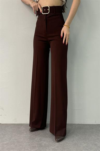 BOL PAÇA KEMERLİ PANTALON