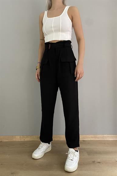 CEP DETAY KETEN PANTOLON