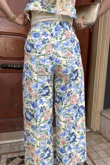 ÇİÇEK DESEN PANTOLON