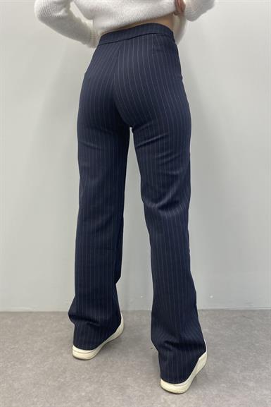 ÇİZGİ DETAY PALAZO ÖRME PANTOLON