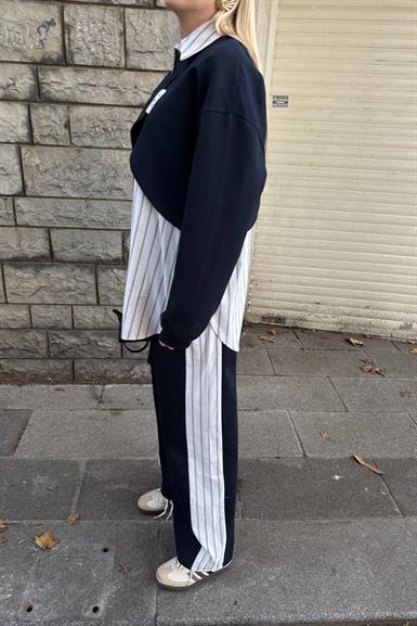 ÇİZGİ DETAYLI PANTOLON