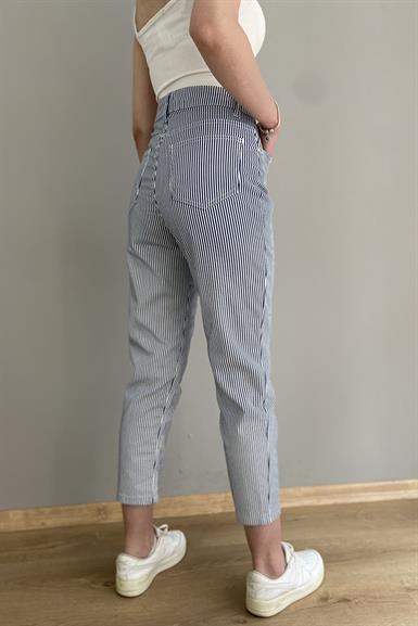 ÇİZGİLİ 5 CEP PANTOLON
