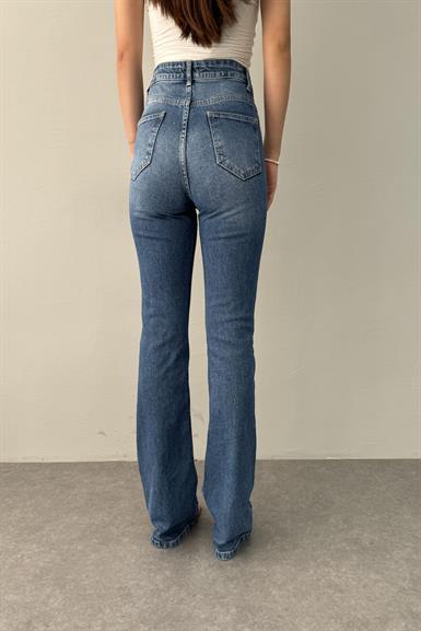 COMFORT LİKRA FLARE KOT PANTOLON