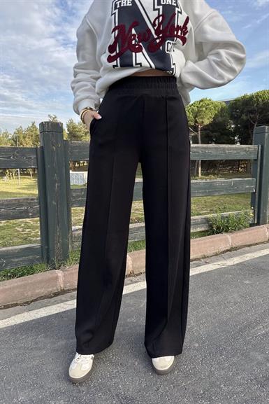 DİKİŞ DETAYLI BOL PANTOLON