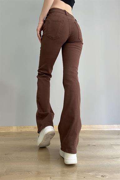DÜŞÜK BEL FLARE PANTOLON