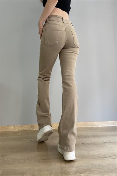 DÜŞÜK BEL FLARE PANTOLON