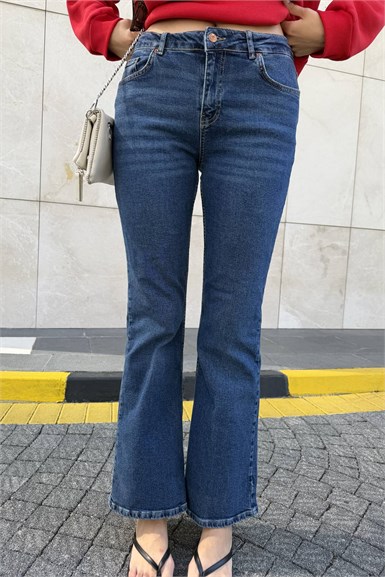 DÜŞÜK BEL LİKRALI BOOTCUT PANTOLON