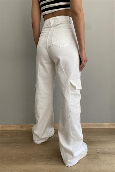 GABARDİN KARGO PANTOLON