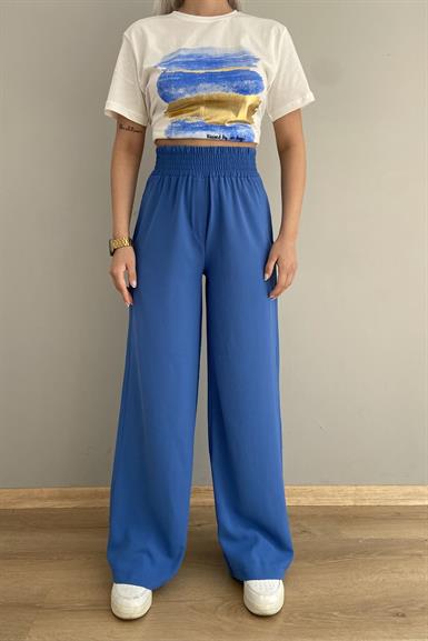 GENİŞ LASTİKLİ BOL PANTOLON