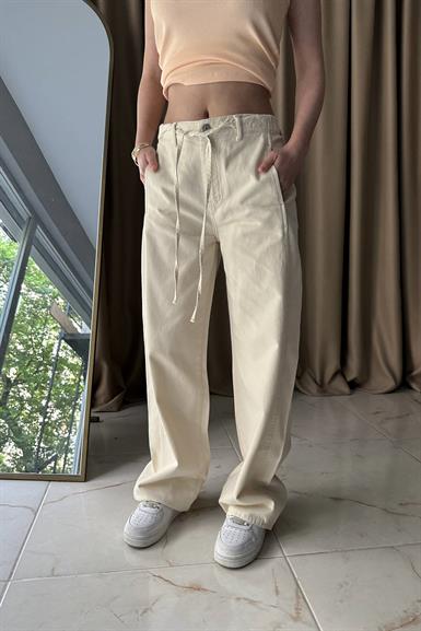 GİZLİ CEPLİ PAMUKLU PANTOLON