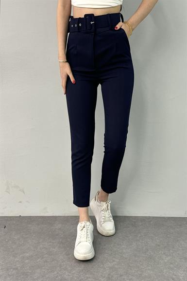 KEMERLİ TEK PİLE PANTALON