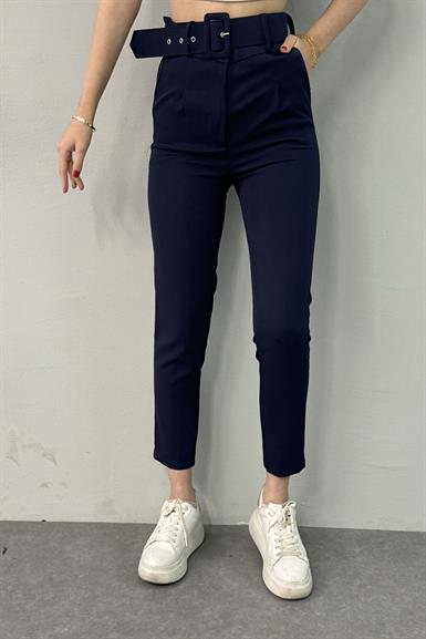 KEMERLİ TEK PİLE PANTALON