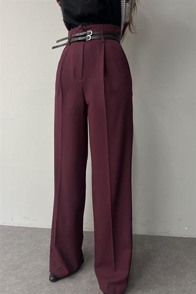 KEMERLİ YÜKSEK BEL PANTOLON
