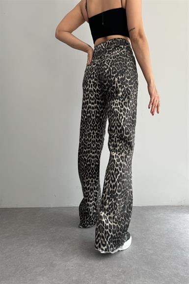 LEOPAR DESEN PANTOLON