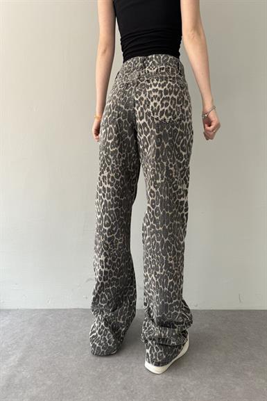 LEOPAR DESEN PANTOLON