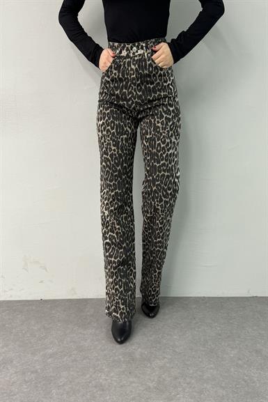 LEOPAR DESEN PANTOLON