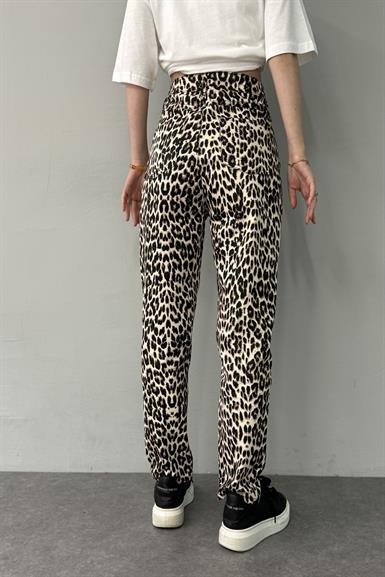 LEOPAR DESEN PANTOLON