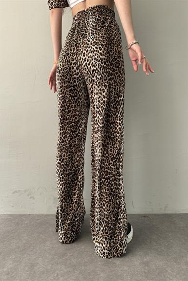 LEOPAR DESEN PANTOLON