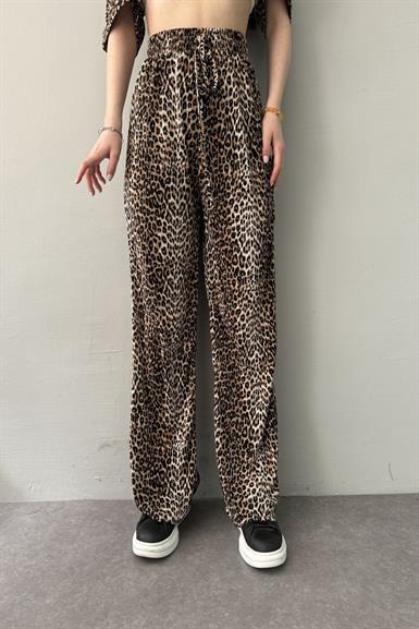 LEOPAR DESEN PANTOLON
