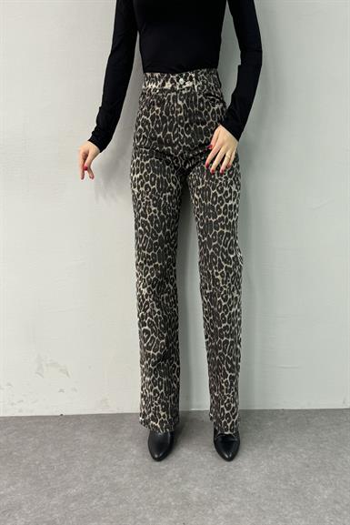 LEOPAR DESEN PANTOLON