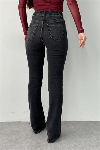 LİKRALI FLARE KOT PANTOLON