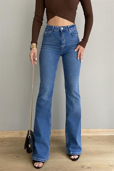 LİKRALI FLARE PANTOLON