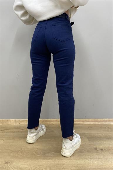LİKRALI KEMERLI KOT PANTOLON
