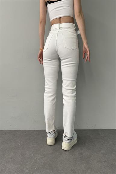 LİKRALI KEMERLI KOT PANTOLON