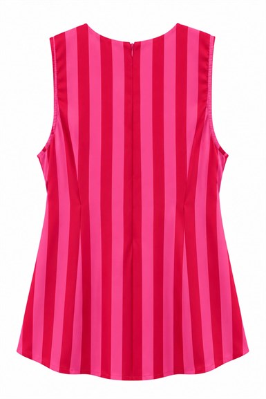ÇİZGİ DETAY PEPLUM BLUZ PANTOLON TAKIM