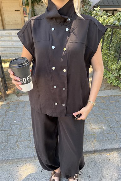 TENCEL ÇITÇITLI PANTOLON TAKIM