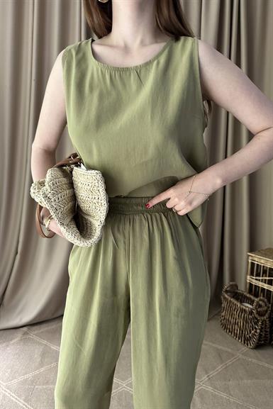 TENCEL PANTOLONLU TAKIM