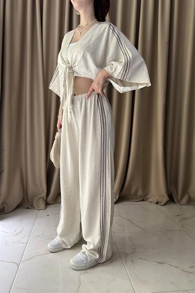 NAKIŞ DETAYLI PANTOLON