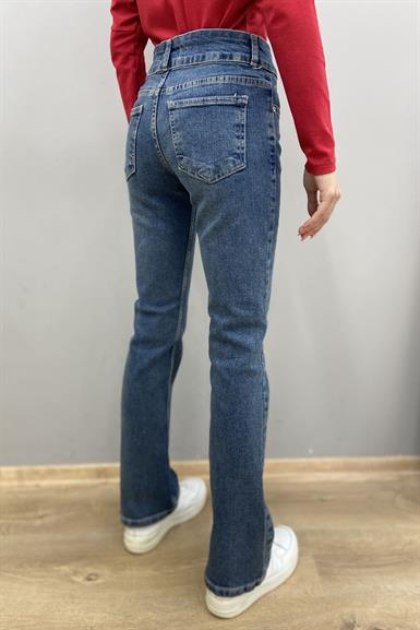 NERVÜR DİKİŞLİ LİKRALI PANTOLON