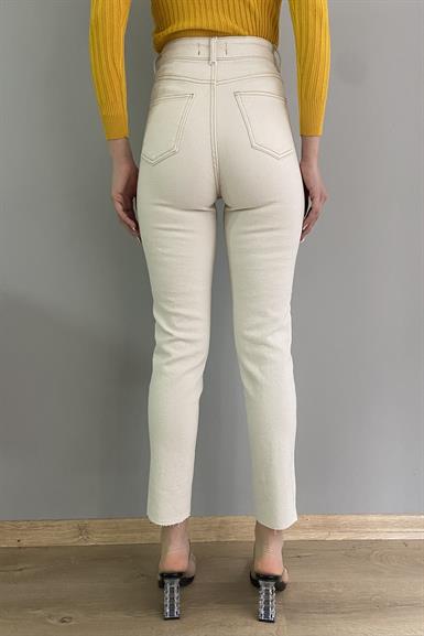 ÖNÜ DİKİŞLİ  PAMUK PANTALON