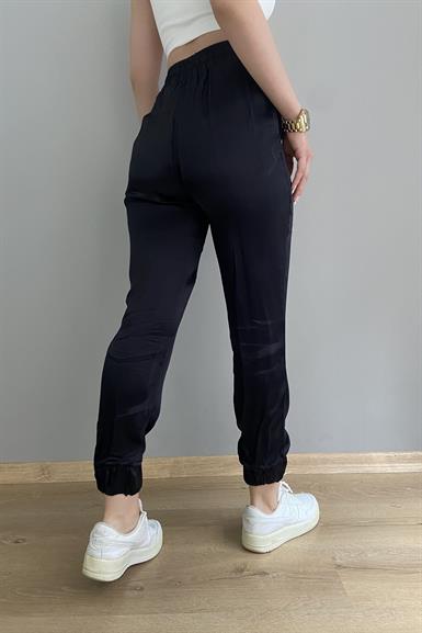 PAÇA LASTİKLİ SATEN PANTOLON