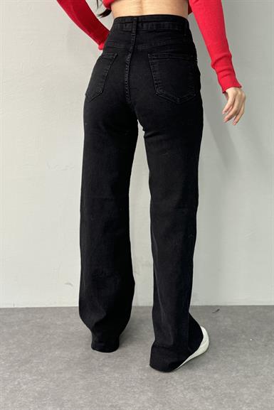 PAÇA UCU DİKİŞSİZ KOT PANTOLON