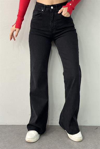 PAÇA UCU DİKİŞSİZ KOT PANTOLON