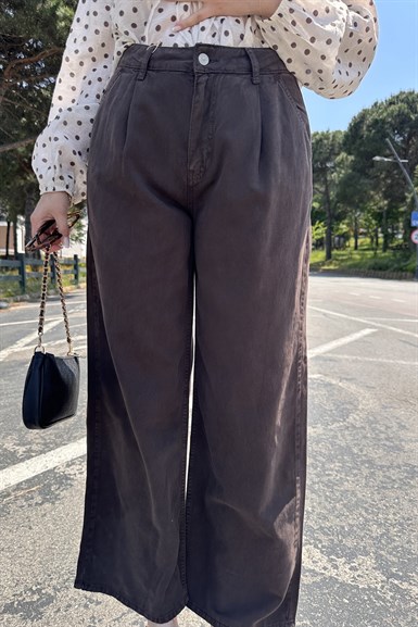 PİLELİ DÖKÜMLÜ PANTOLON