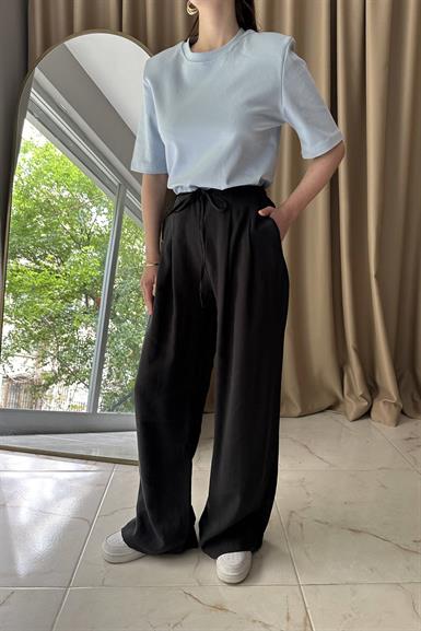 PİLELİ TENCEL PANTOLON