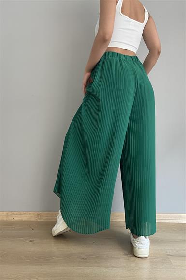 PİLİSELİ ŞİFON PANTALON