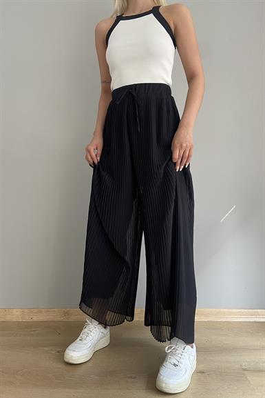 PİLİSELİ ŞİFON PANTALON