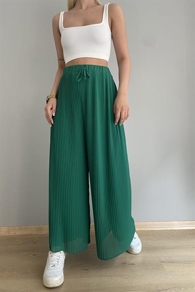 PİLİSELİ ŞİFON PANTALON
