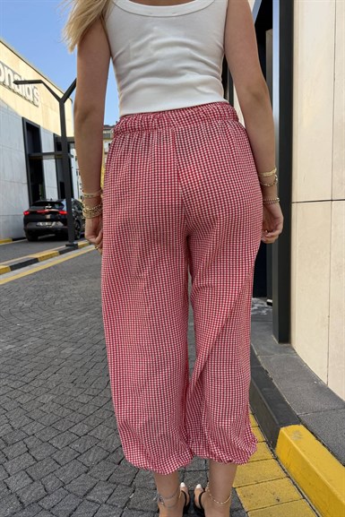 PÖTİKARE DESEN BOL PANTOLON